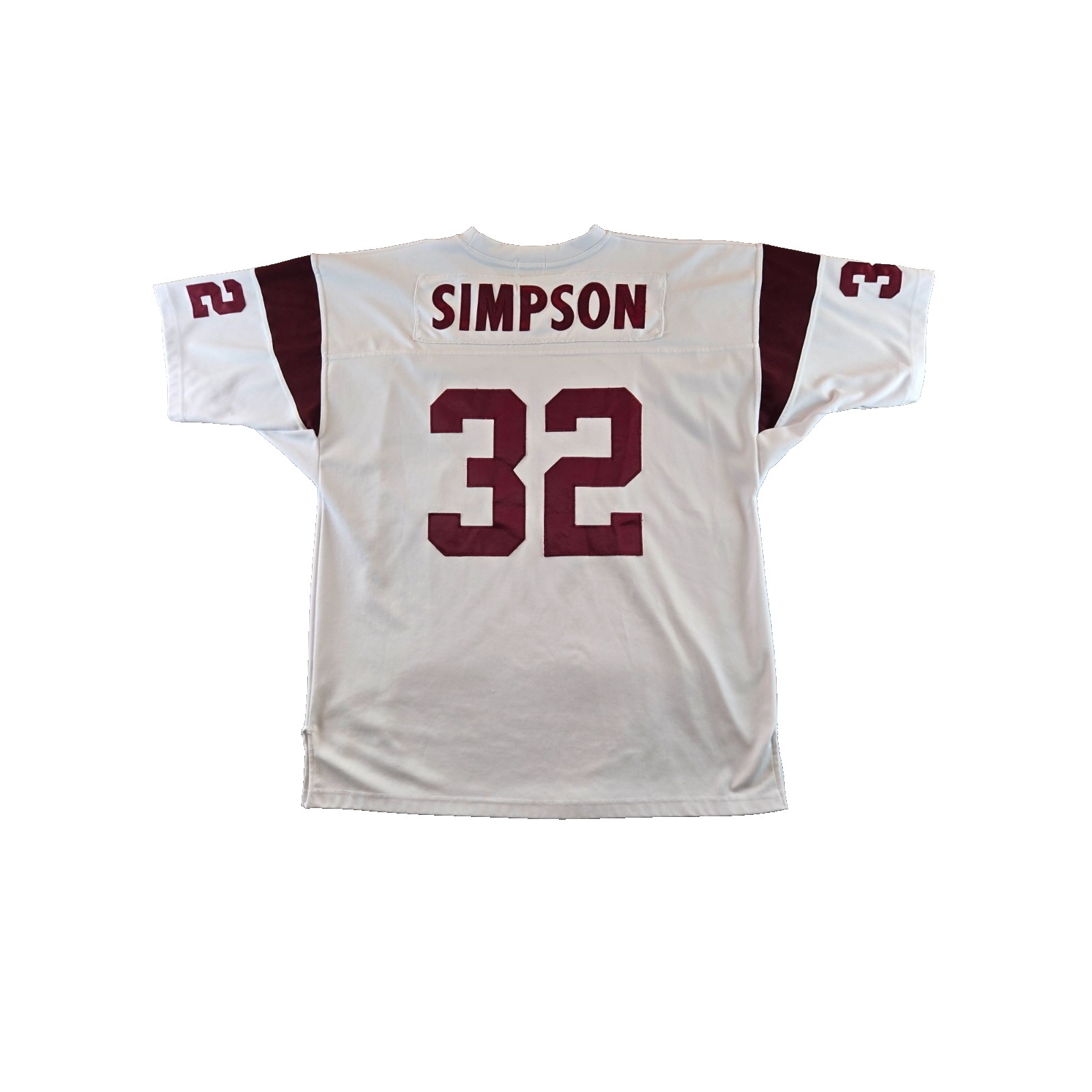O.J. Simpson Usc Trojans Jersey Mens 56 2xl White Gridiron Greats Vintage Series